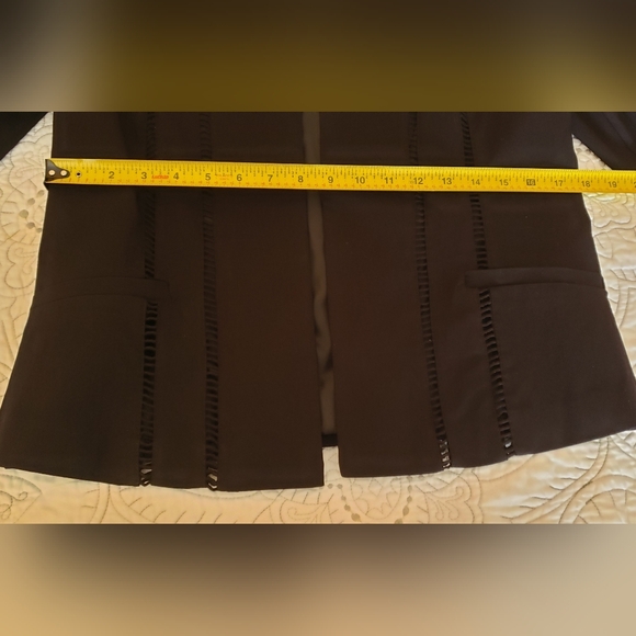 Linda Matthews New York Black Blazer - Picture 5 of 11
